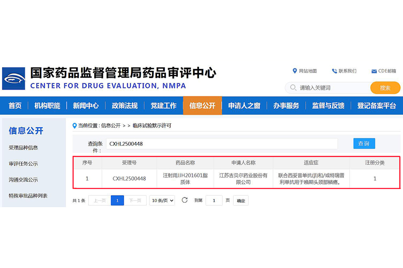 【吉贝尔药业在研抗肿瘤新药获批临床实验】的配图